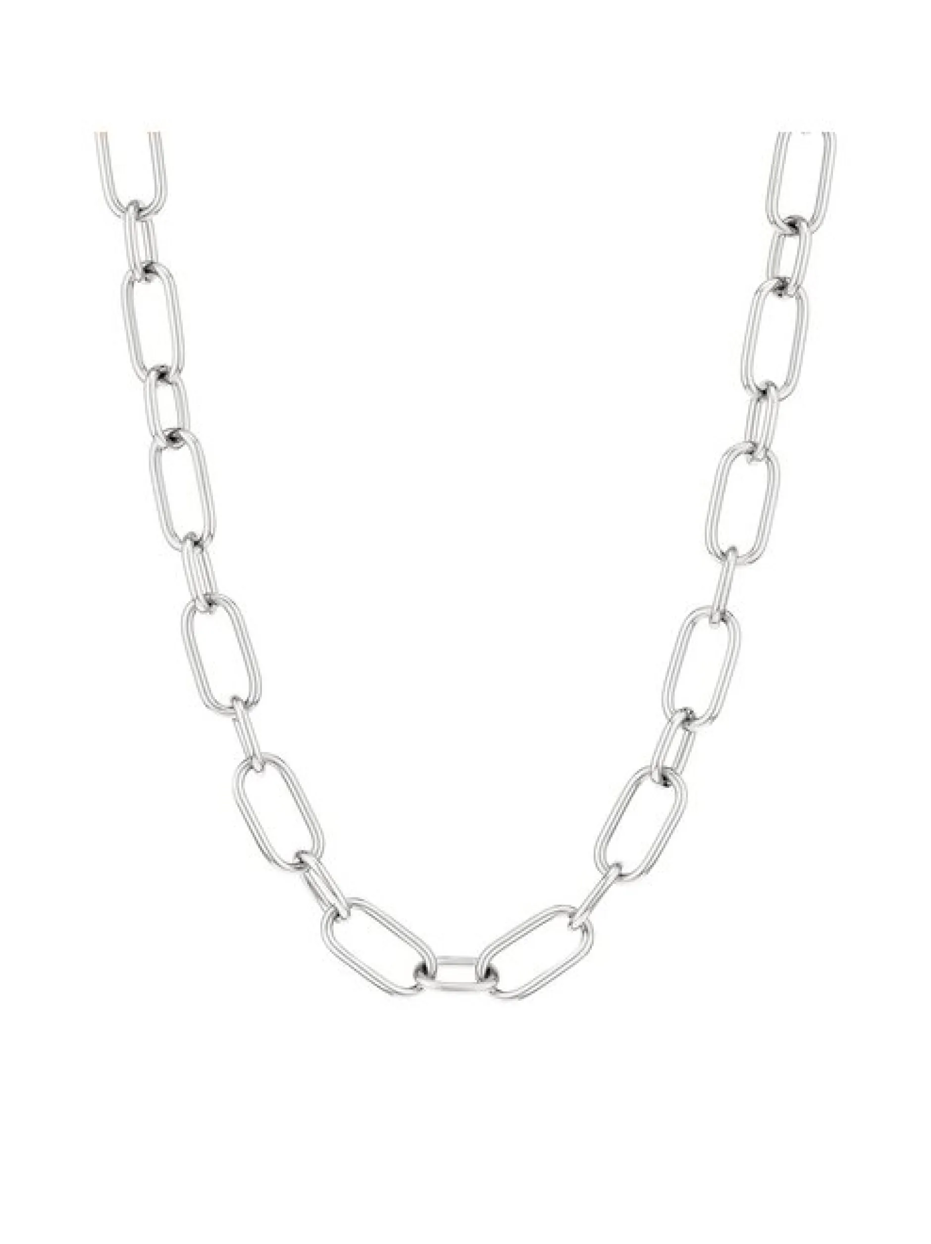 Liebeskind Berlin Damen Halskette - Chunky Edit in silber