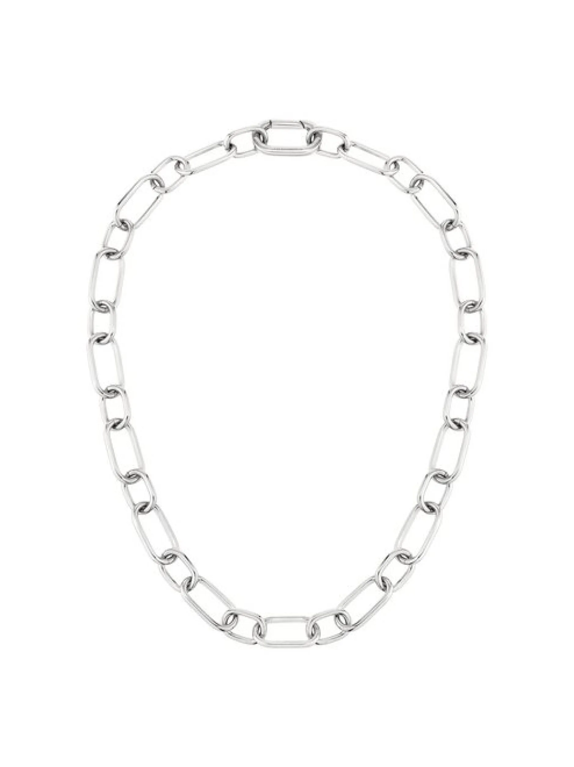 Liebeskind Berlin Damen Halskette - Chunky Edit in silber