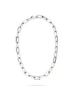 Liebeskind Berlin Damen Halskette - Big Link in silber