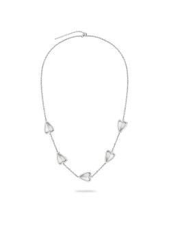 Liebeskind Berlin Damen Halskette - Metal Heart in silber