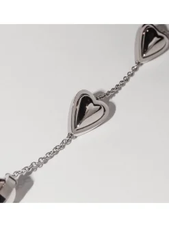 Liebeskind Berlin Damen Halskette - Metal Heart in silber