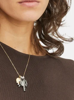 Liebeskind Berlin Damen Halskette - Charms Basiskette in silber
