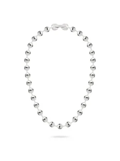 Liebeskind Berlin Damen Halskette - Steel Ball in silber
