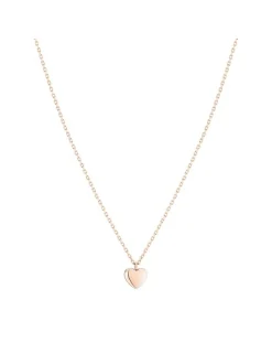 Liebeskind Berlin Damen Halskette - My Heart Small in rosa