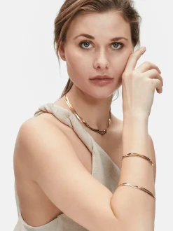 Liebeskind Berlin Damen Halskette - Snake-Chain in roségold