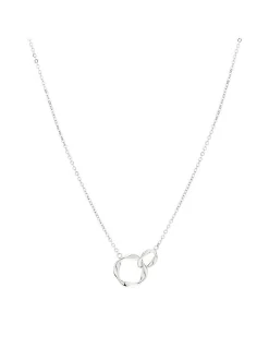 Liebeskind Berlin Damen Halskette - The Organic Twist in silber