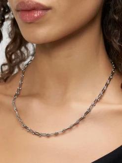 Liebeskind Berlin Damen Halskette - Urban Chic in silber