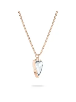 Liebeskind Berlin Damen Halskette - Glass Heart in roségold