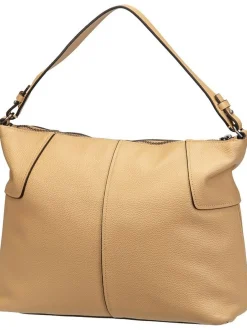 Liebeskind Berlin Damen Handtasche - Mila Hobo M Small Pebble in beige