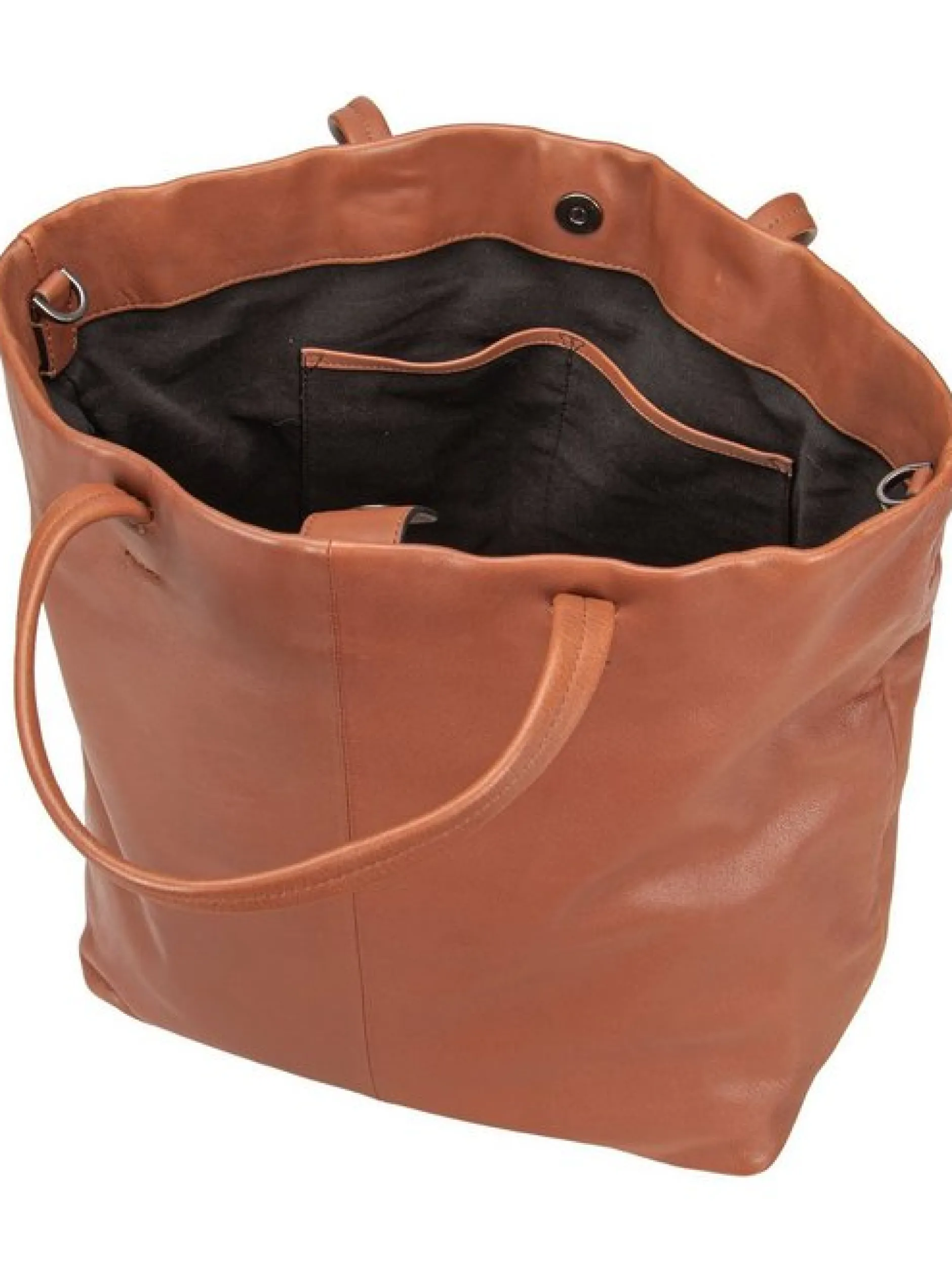 Liebeskind Berlin Damen Handtasche - Hera L Sheep Natural in cognac