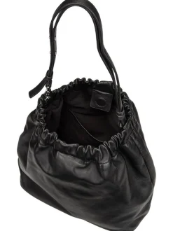 Liebeskind Berlin Damen Handtasche - Cloud II Hobo M Sheep Natural in schwarz