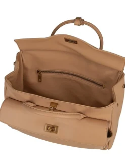 Liebeskind Berlin Damen Handtasche - Gloria II Satchel M New Calf in beige