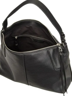 Liebeskind Berlin Damen Handtasche - Mila Hobo M Small Pebble in schwarz
