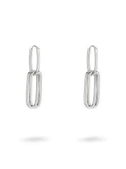 Liebeskind Berlin Damen Ohrhänger - Special Link in silber