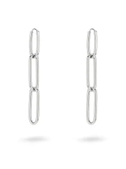 Liebeskind Berlin Damen Ohrhänger - Special Link in silber