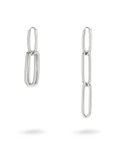 Liebeskind Berlin Damen Ohrhänger - Special Link in silber