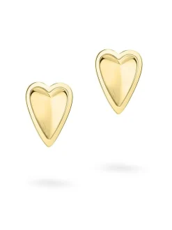 Liebeskind Berlin Damen Ohrstecker - Metal Heart in gold