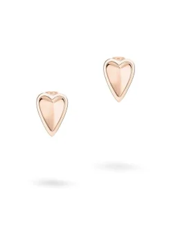 Liebeskind Berlin Damen Ohrstecker - Metal Heart in roségold