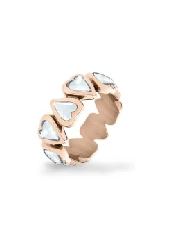 Liebeskind Berlin Damen Ring - Glass Heart in roségold