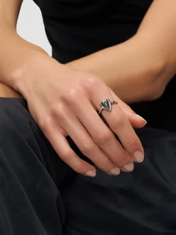 Liebeskind Berlin Damen Ring - Metal Heart in mehrfarbig