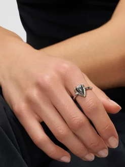 Liebeskind Berlin Damen Ring - Metal Heart in mehrfarbig