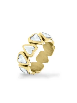 Liebeskind Berlin Damen Ring - Glass Heart in gold