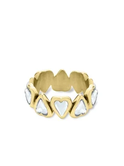 Liebeskind Berlin Damen Ring - Glass Heart in gold
