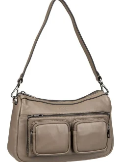 Liebeskind Berlin Damen Schultertasche - Maia S Sheep Natural in hellgrau