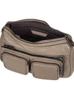Liebeskind Berlin Damen Schultertasche - Maia S Sheep Natural in hellgrau