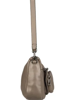 Liebeskind Berlin Damen Schultertasche - Maia S Sheep Natural in hellgrau