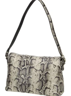 Liebeskind Berlin Damen Schultertasche - Fiona Hobo S Snake in beige