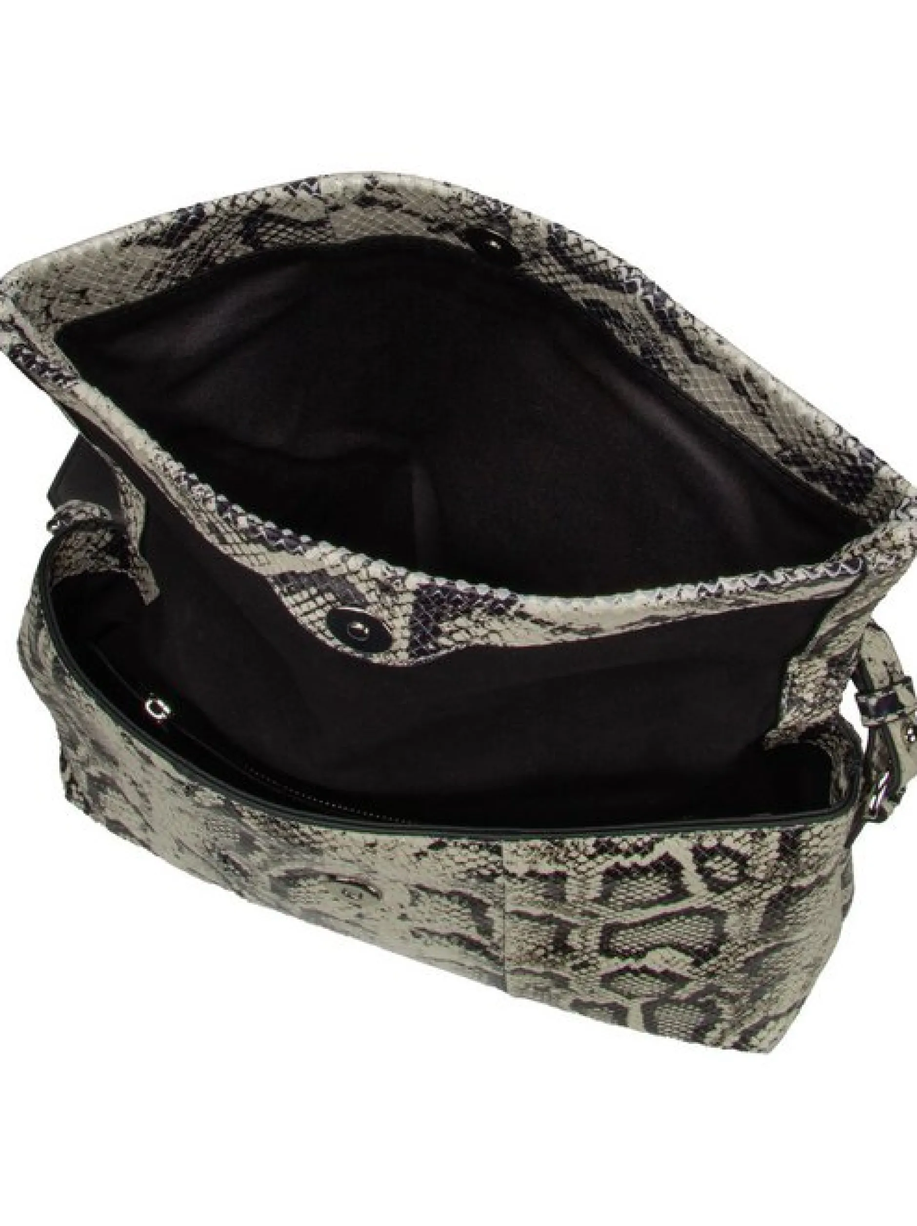 Liebeskind Berlin Damen Schultertasche - Fiona Hobo S Snake in beige