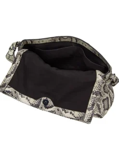 Liebeskind Berlin Damen Schultertasche - Fiona Hobo S Snake in beige