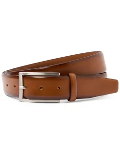 Lindenmann Herren Ledergürtel in cognac