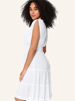 LingaDore Damen Badekleid in weiß