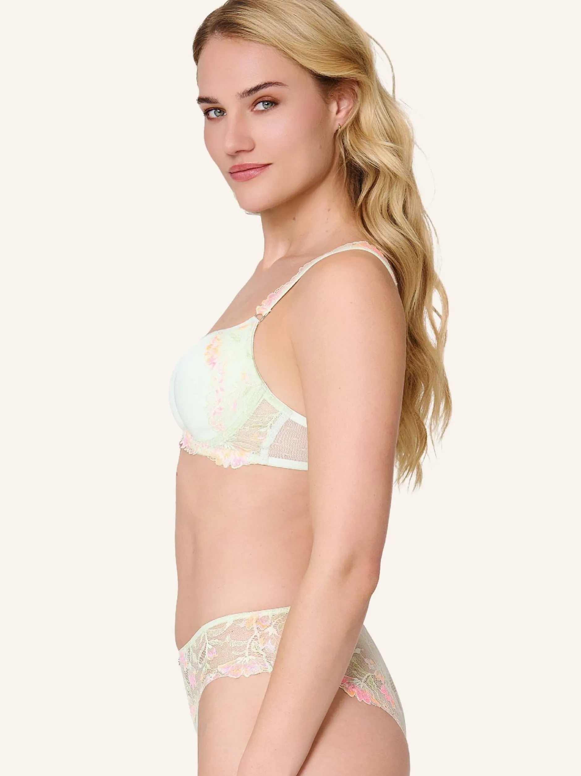 LingaDore Damen BH T-shirt in grün
