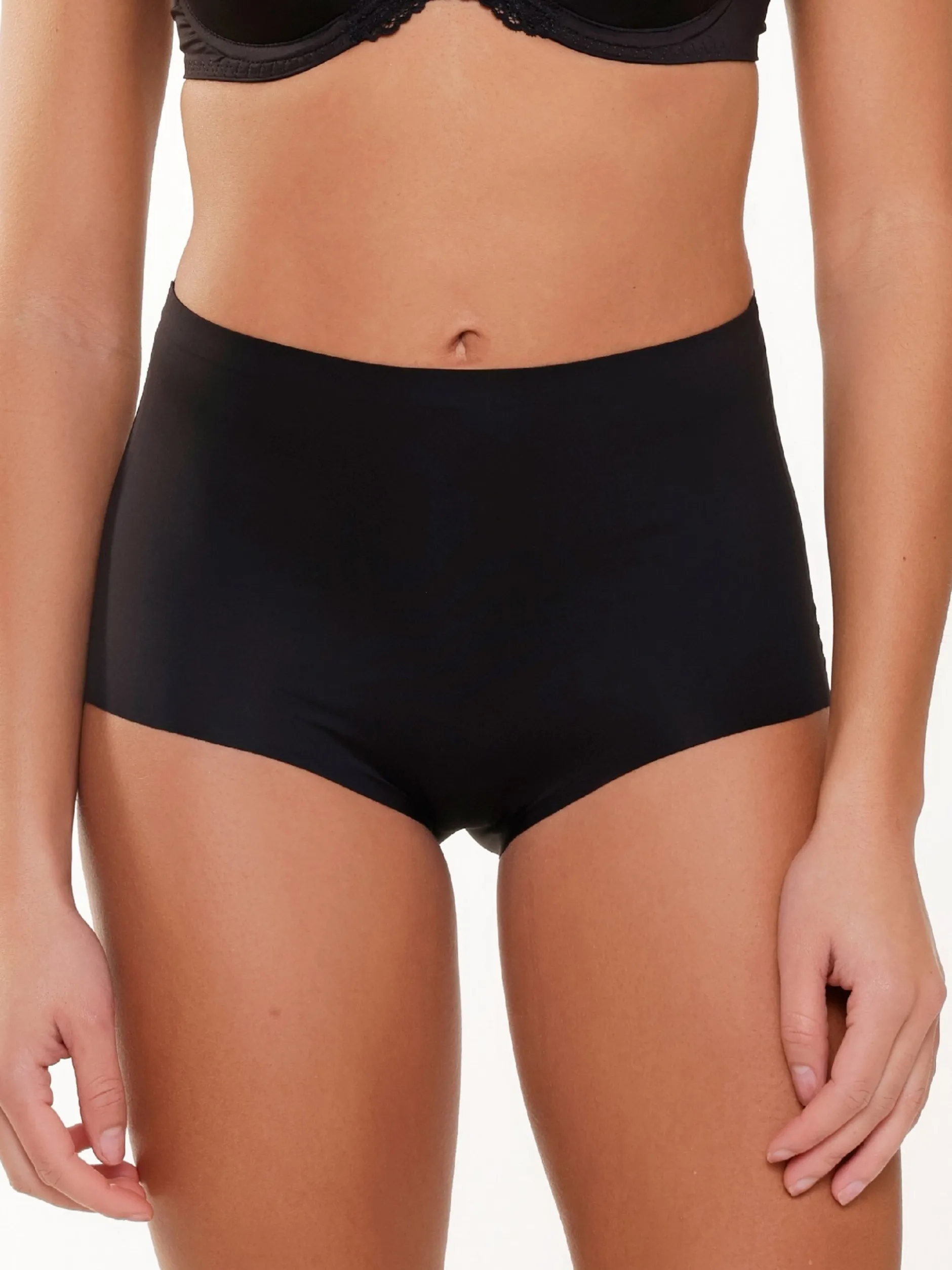 LingaDore Damen 2er-Pack Taillenslips DAILY in schwarz