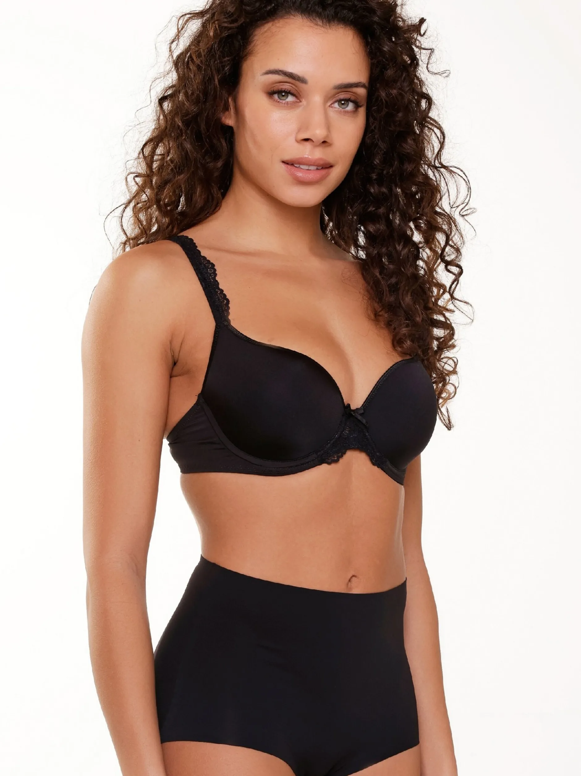 LingaDore Damen 2er-Pack Taillenslips DAILY in schwarz