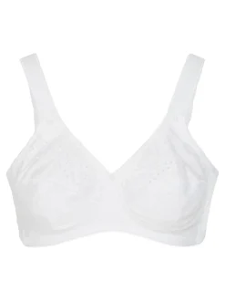 LingaDore Damen ohne Bügel BH in weiß
