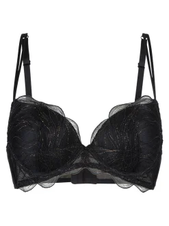LingaDore Damen Push-Up BH in schwarz