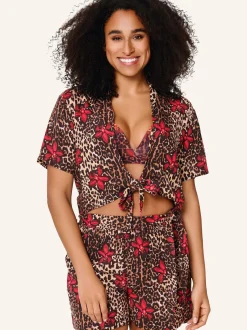 LingaDore Damen Set Shortama in mehrfarbig