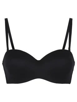 LingaDore Damen Trägerlos BH in schwarz