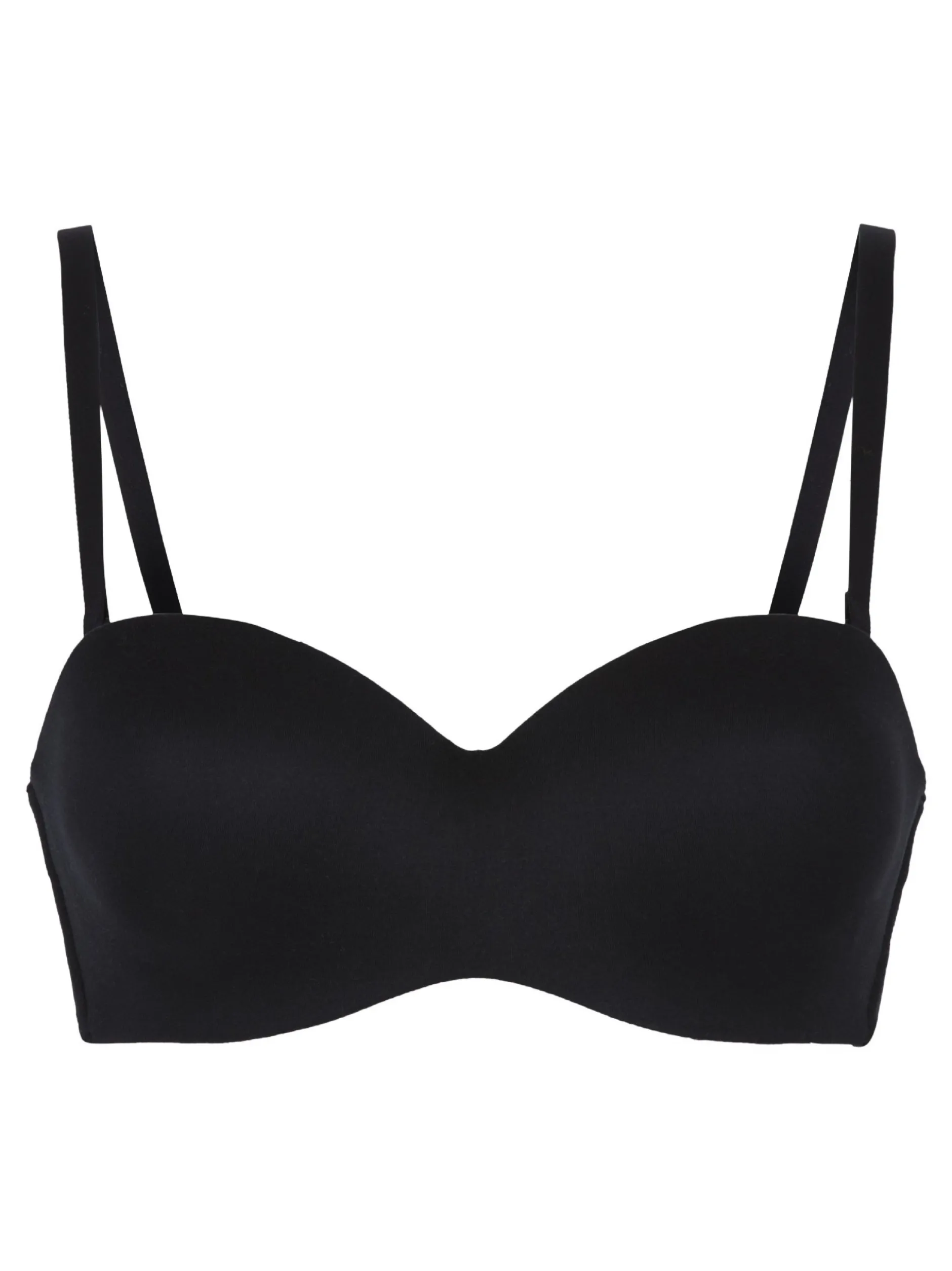 LingaDore Damen Trägerlos BH in schwarz