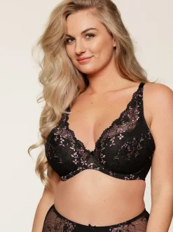 LingaDore Damen Triangle plunge BH DAILY in schwarz