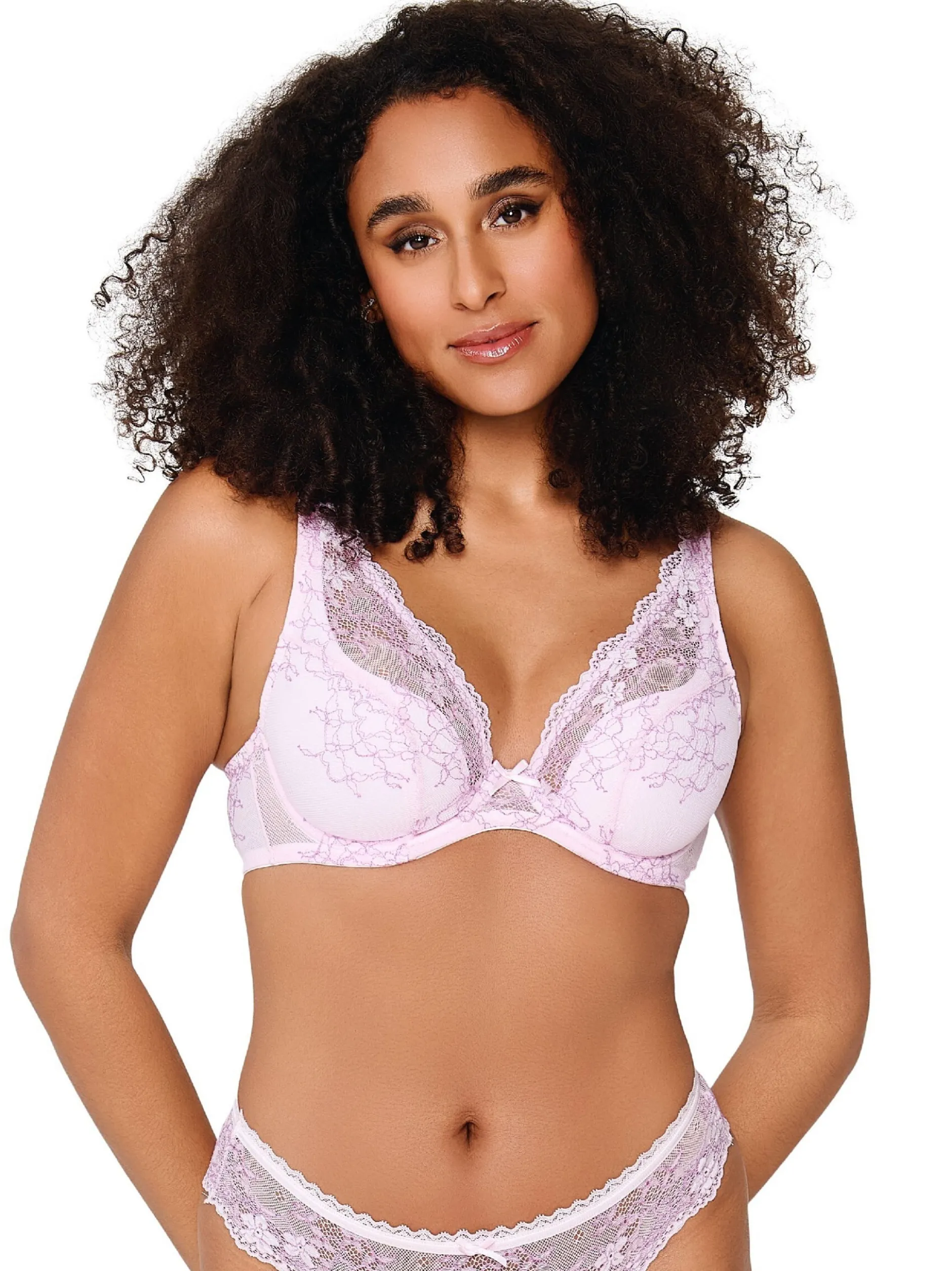 LingaDore Damen Triangle plunge BH DAILY in rosa
