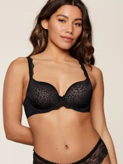 LingaDore Damen T-Shirt BH in schwarz
