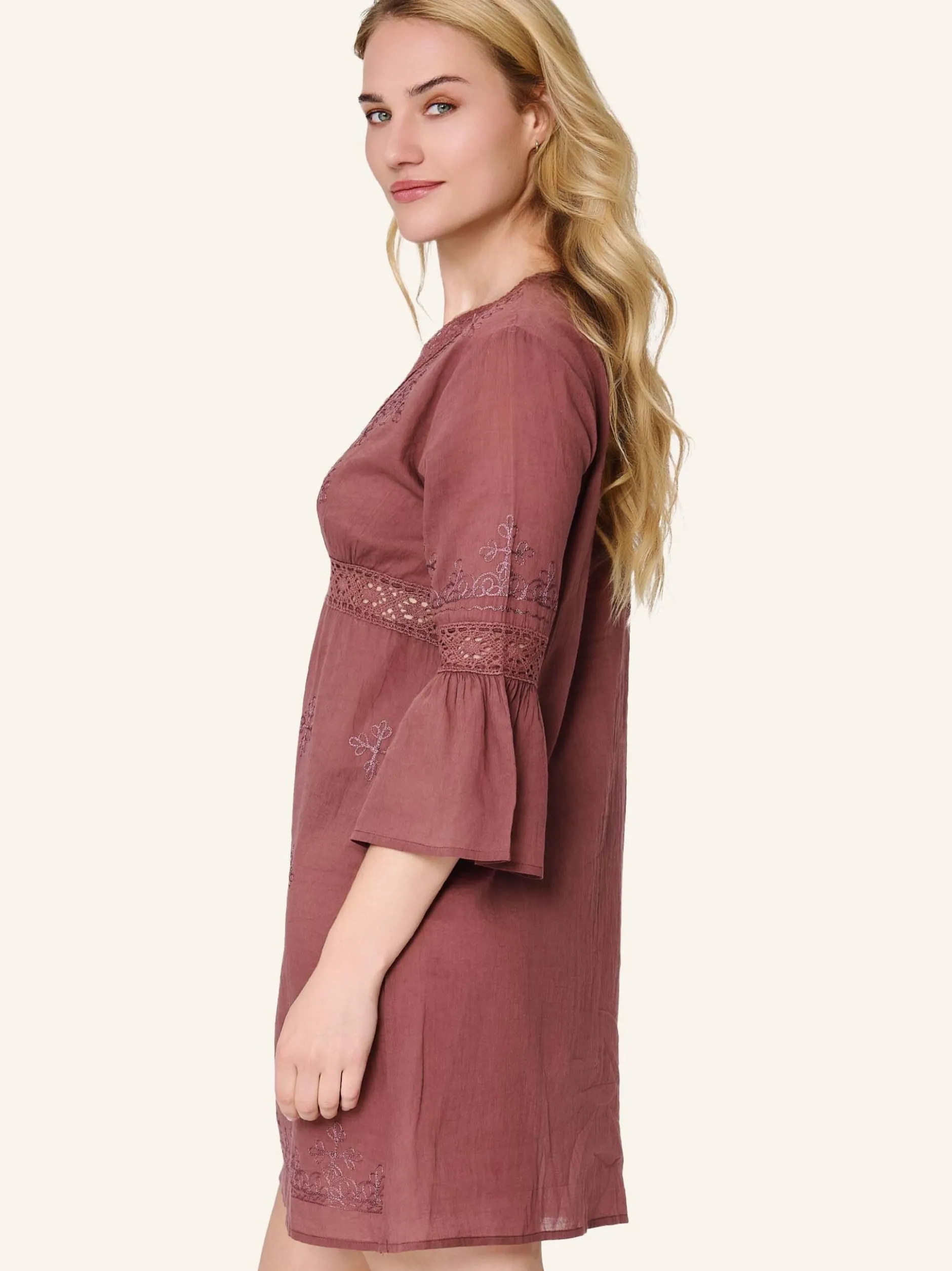 LingaDore Damen Tunik in braun