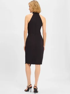 Lipsy Damen Abendkleid in schwarz - Ärmel: ohne Arm