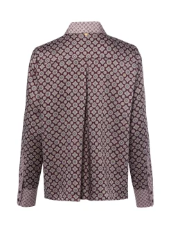 Liu Jo Collection Damen Hemdbluse in aubergine