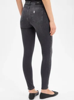 Liu Jo Collection Damen Jeans in anthrazit - Länge: lang
